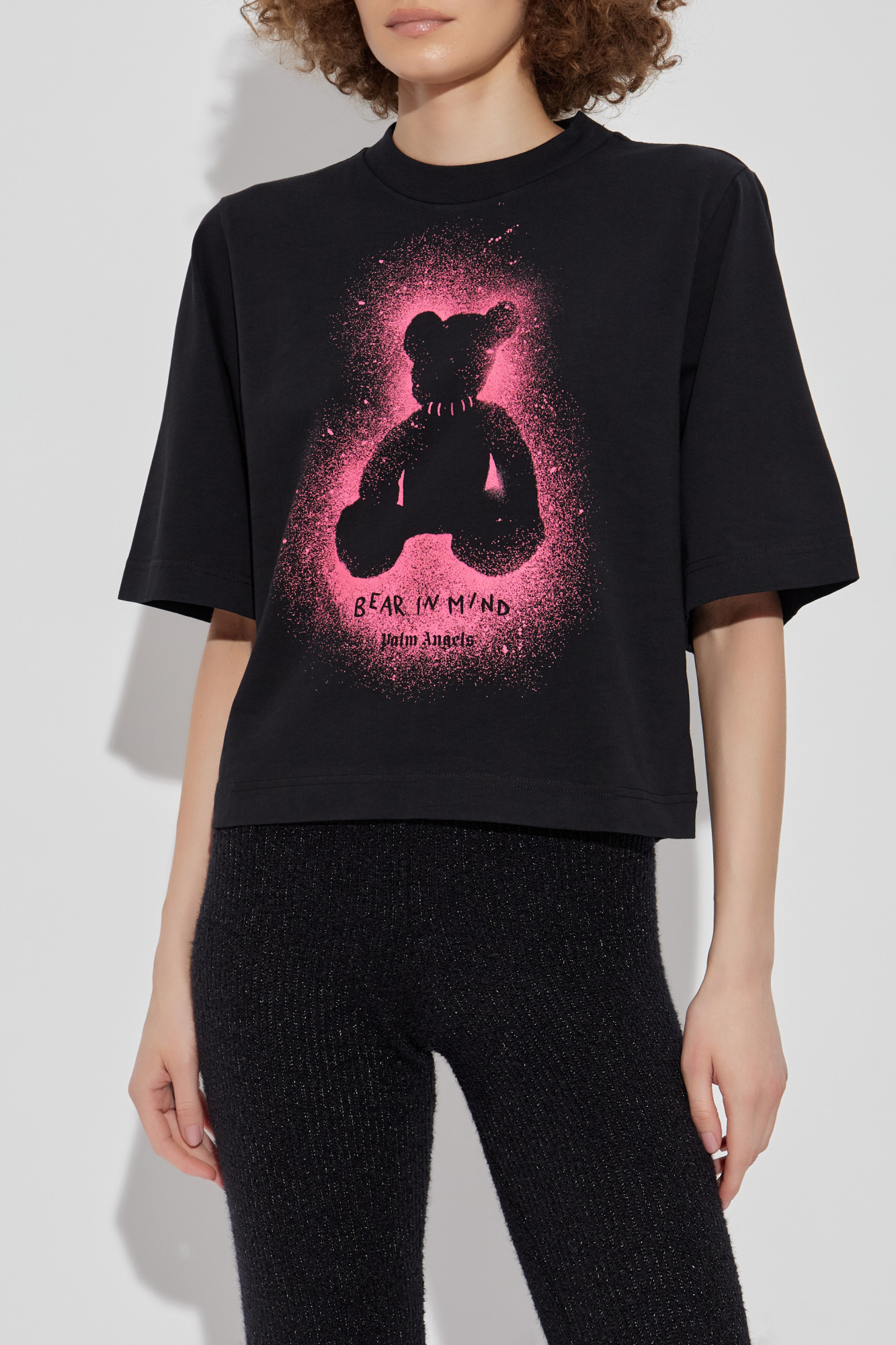 Palm Angels T-shirt with logo | Women's Clothing | Vitkac